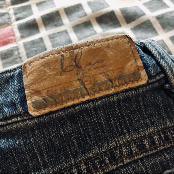 VINTAGE 90s Blu mom jeans high water bootcut high rise 8M - Picture 5 of 10